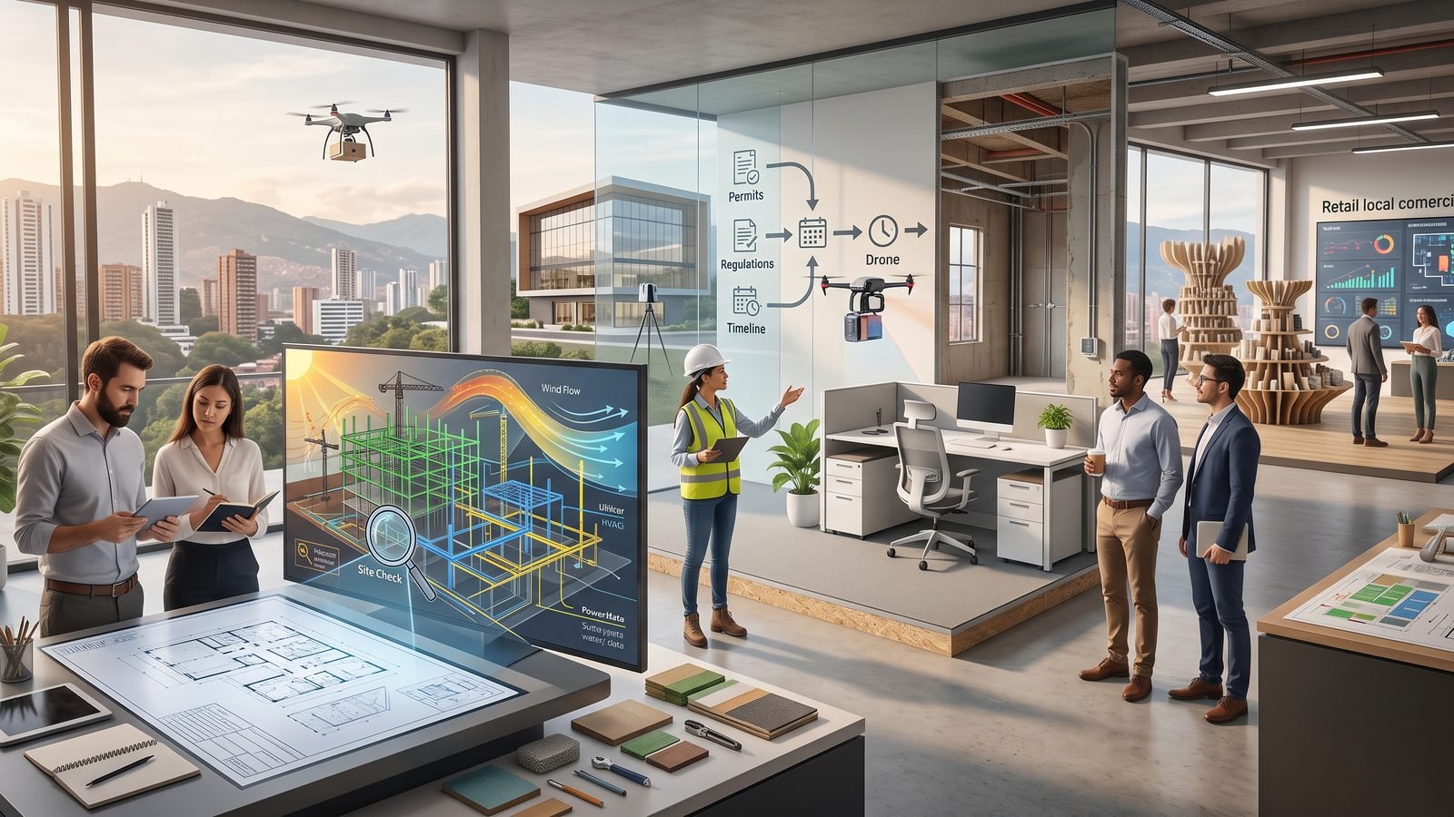 Diseño de oficinas y locales comerciales: qué revisar antes de construir